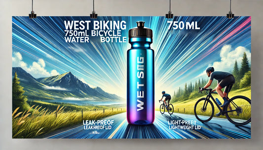 Ride in Style: The Perfect Hydration Companion – WEST BIKING 750ML Blue Gradient Water Bottle