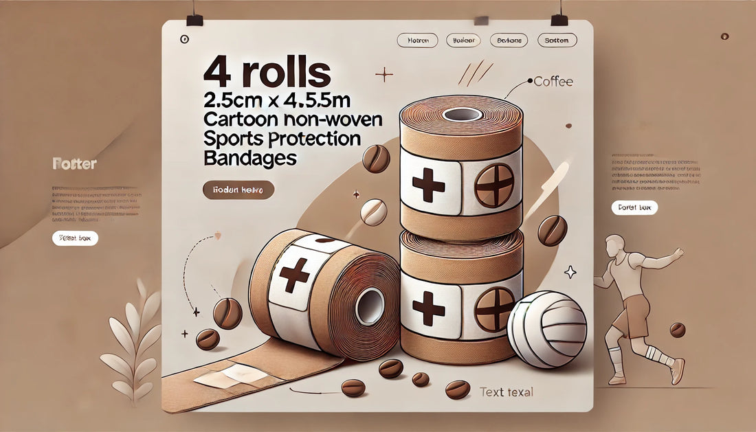 Wrap It Right: The Stylish and Practical Coffee-Colored Cartoon Bandages You Need