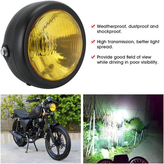 Illuminate Your Ride: Why the Black Shell Harley Headlight with Yellow LED is a Game Changer