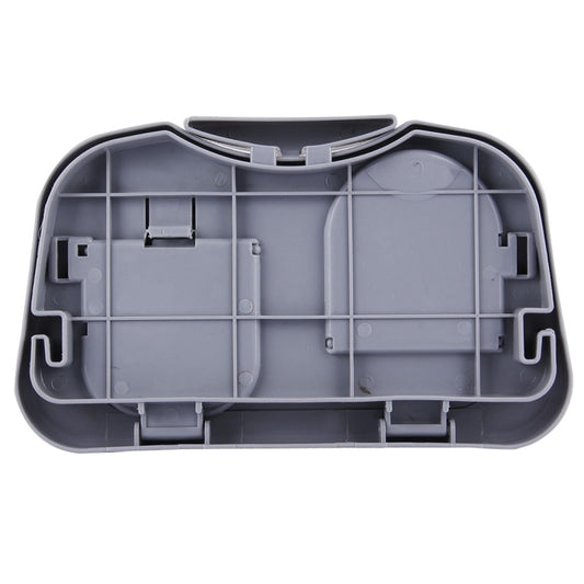 Folding Car Auto Back Seat Table Drink Food Cup Tray Holder Stand Desk, Gray, Beige