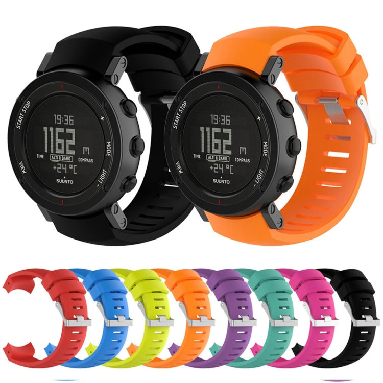 Assorted silicone watch bands in multiple colors for SUUNTO Core ALU