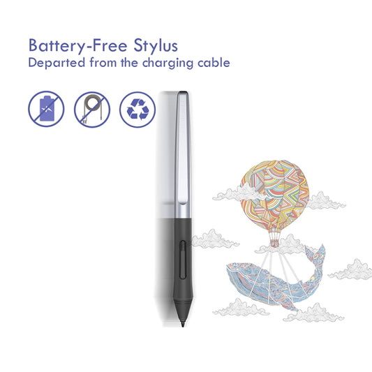HUION Inspiroy Series H950P 5080LPI Professional Art USB Graphics Drawing Tablet for Windows / Mac OS, with Battery-free Pen