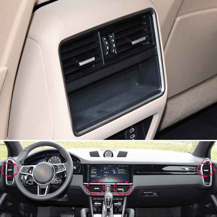 For Porsche Cayenne 2017-2021 Left Driving Car Air Conditioner Vent Paddle Strip 9Y0820952GOB