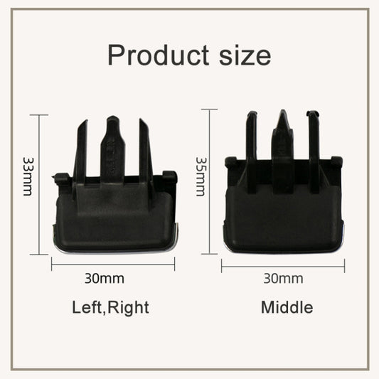 For Toyota Corolla Left-hand Drive Car Middle Air Conditioning Air Outlet Paddle, For Toyota Corolla