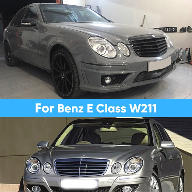 Mercedes E-Class W211 right-side headlight with clear protective cover