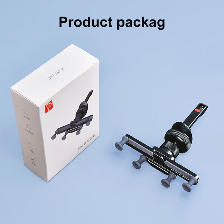 Car phone air outlet gravity holder kit with retail box packaging