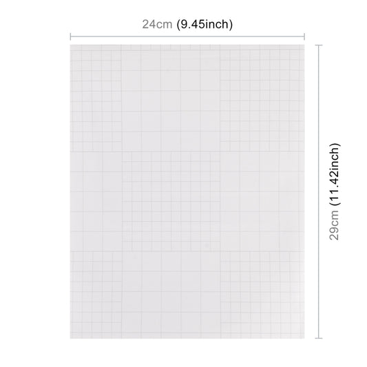 Faux vent decal sticker size guide, 24 cm wide by 29 cm tall
