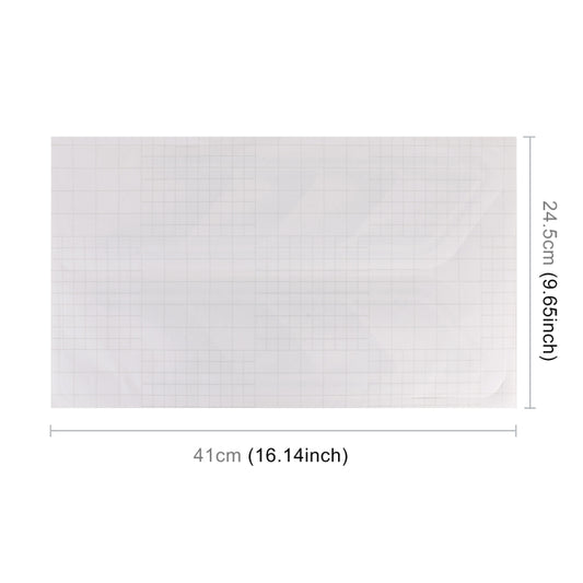 PVC car vent sticker sheet size 41 cm by 21.4 cm