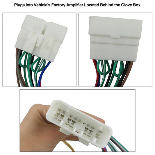 Radio Wiring Harness Stereo Connector with Amplifier Bypass for LEXUS IS300 2001-2005, For LEXUS IS300 2001-2005