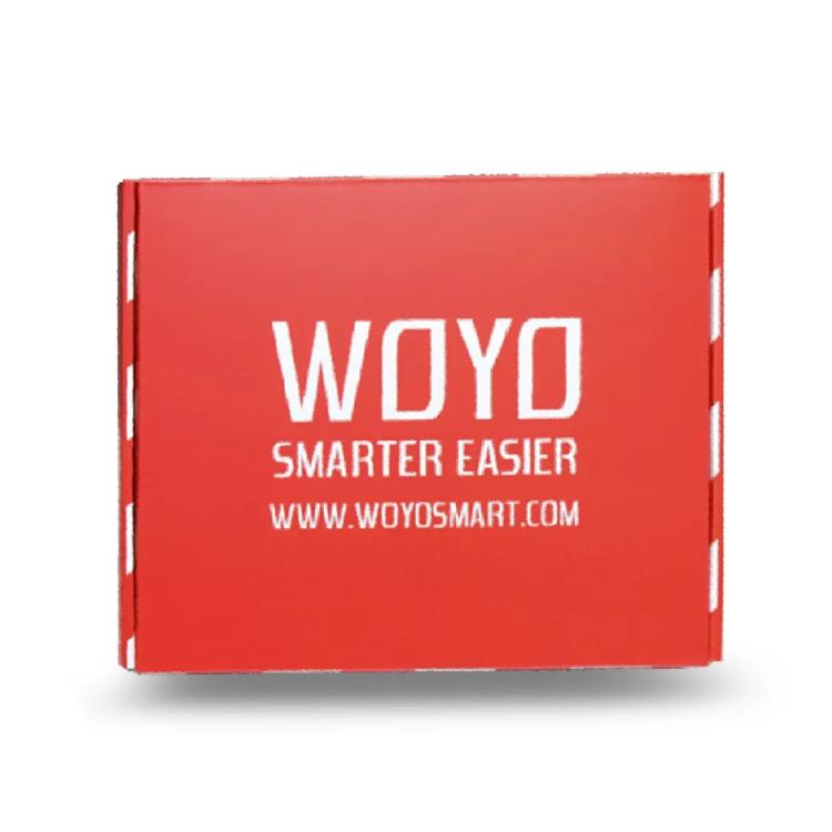WOYO SMARTER EASIER red product box with white logo text