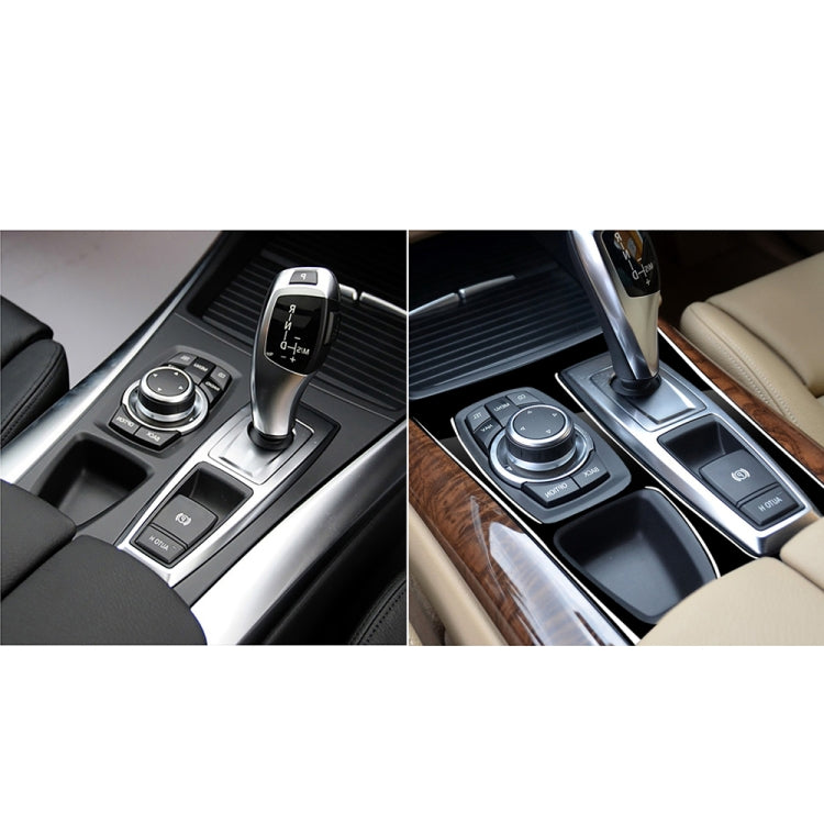 Car Right Drive Gear Panel Decorative Sticker for BMW X5 E70 2008-2013 / X6 E71 2009-2014, Right Drive Gear Panel