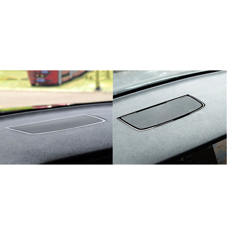 Car Dashboard Horn Frame Decorative Sticker for BMW X5 E70 / X6 E71 2008-2013, Left and Right Drive Universal, Dashboard Horn Frame