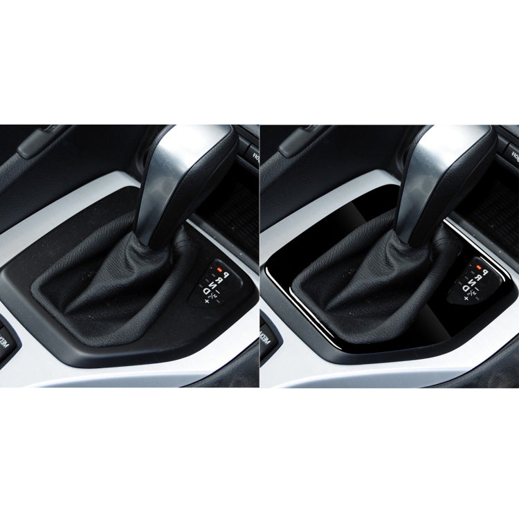 Car Right Drive Gear Panel Decorative Sticker for BMW X1 E84 2011-2015, For X1 E84 2011-2015, Left Drive