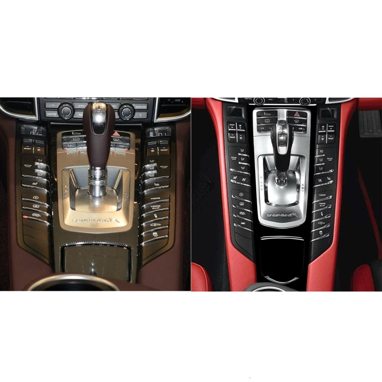 Car Right Drive Central Multimedia Panel Decorative Sticker For Porsche Panamera 2010-2016, For Panamera 2010-2016, Multimedia Panel, Right Drive
