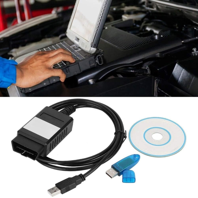 Car key programmer USB dongle kit with software disc and blue USB adapter