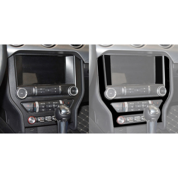 For Ford Mustang 2015-2020 Car Central Control Panel Decorative Sticker, Left and Right Drive Universal, Central Control Panel