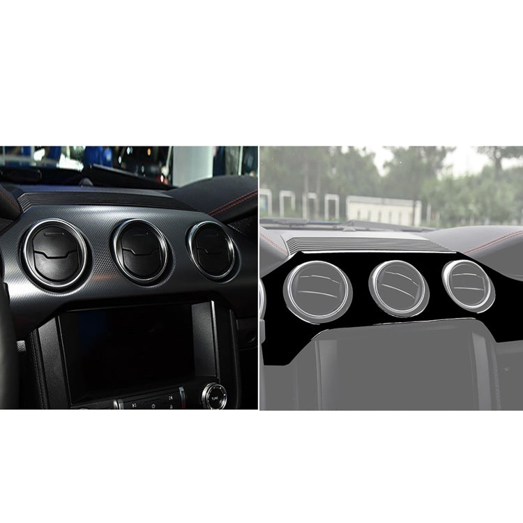 For Ford Mustang 2015-2020 Car Dashboard Panel Set Decorative Sticker, Left Drive, Dashboard Panel Set, Left Drive