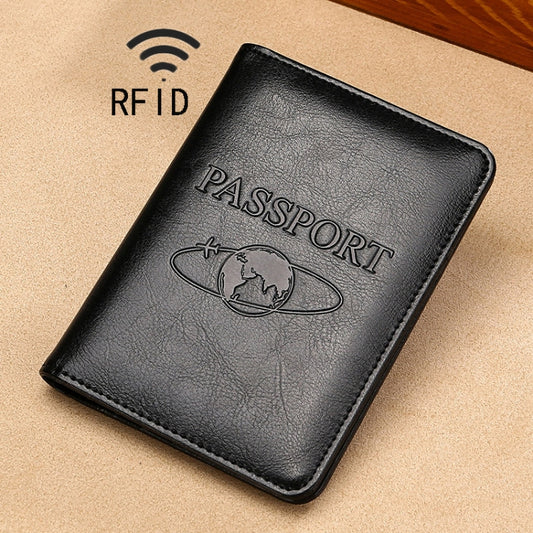 TP-8296 Multi-functional RFID Leather Travel Passport Holder