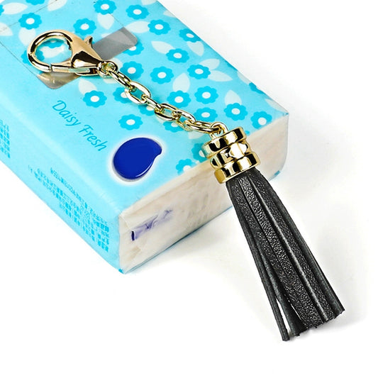 LS01 Tassel Zinc Alloy Keychain Car Hanging Bag Pendant