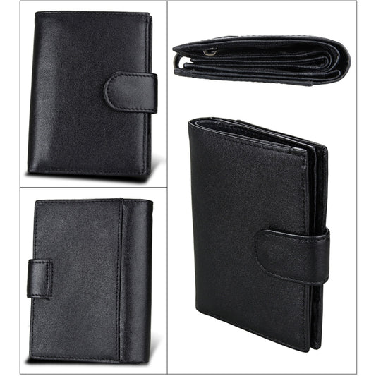 Antimagnet RFID Genuine Leather Wallet / Passport Package / Cowhide Card Slot for man