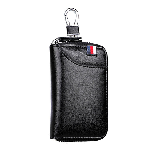 9102 Multi-function Waist Hanging Leather Zipper Wallet Keys Holder Bag