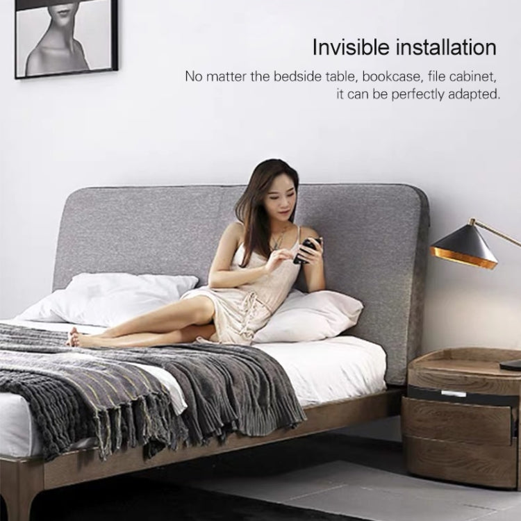 T1 APP invisible drawer lock for bedside furniture, no visible hardware