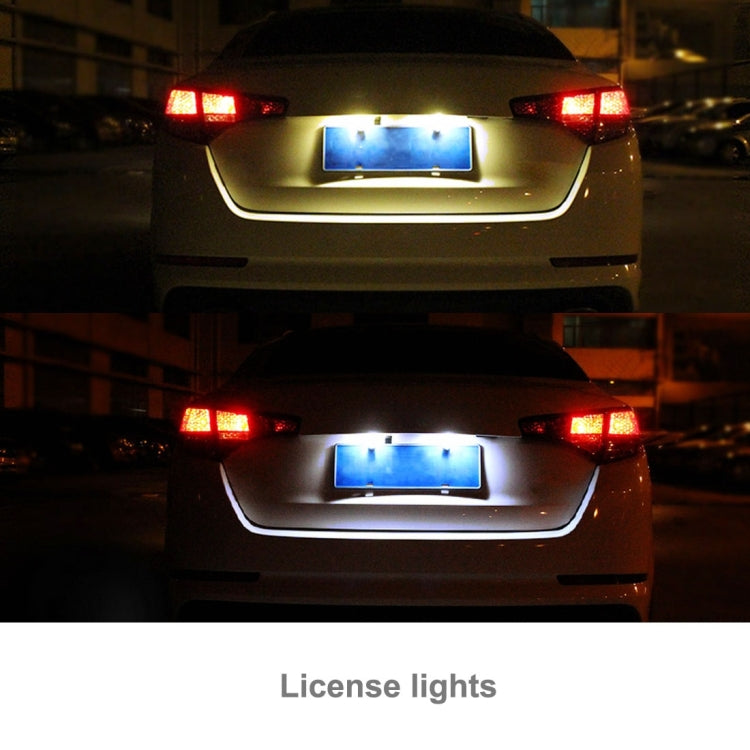 2 PCS 36mm Festoon 3W 300LM White Light 8 LED 3528 SMD Canbus Error-Free Car Reading Lamps, DC 12, 36mm