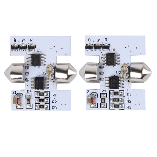 LED dome reading light circuit board with remote-ready control components