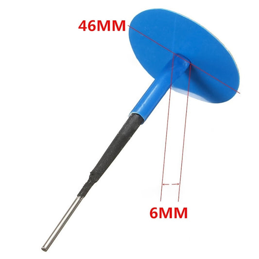 24 PCS 6mm Mushroom Nail-tyre Film Tyre Cold Patch Film Rubber Tire Repair Kit, 6mm