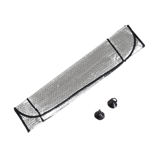 General Purpose Epe Car Sun Visor Before The File, Size: 140cm x 70cm, 140 x 70cm (Silver)