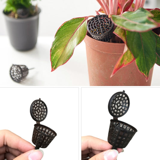 10PCS Bonsai Tools Gardening Products Gardening Tools Bonsai Fertilizer Boxes with Cover, Small Size: 4 x 3cm, Small Size: 4 x 3cm