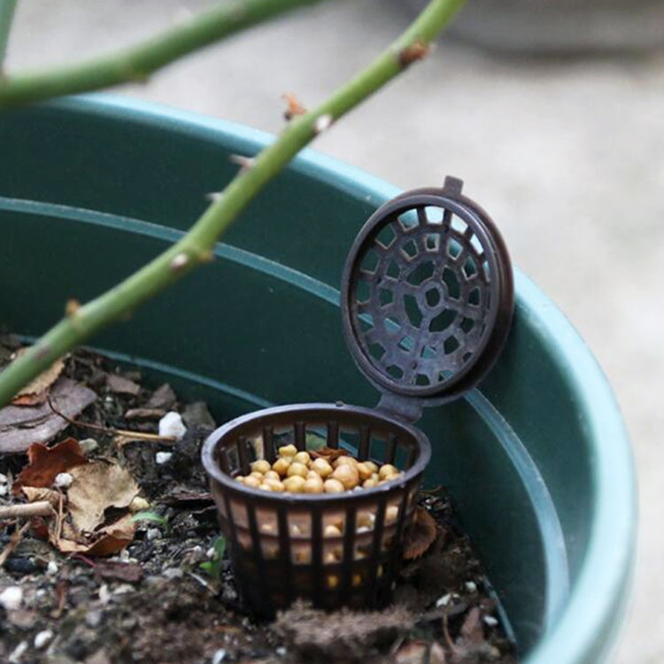 10PCS Bonsai Tools Gardening Products Gardening Tools Bonsai Fertilizer Boxes with Cover, Small Size: 4 x 3cm, Small Size: 4 x 3cm