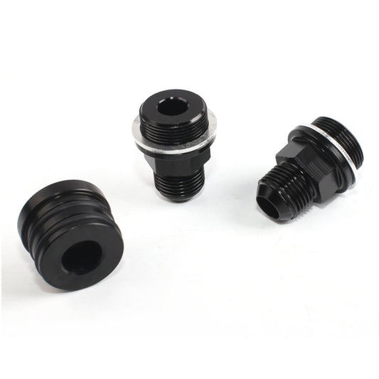 M28~10AN Black Engine Rear Block Breather Fitting Adapter for Honda Oil Catch Can B16 B18C, For Honda Oil Catch Can B16 B18C