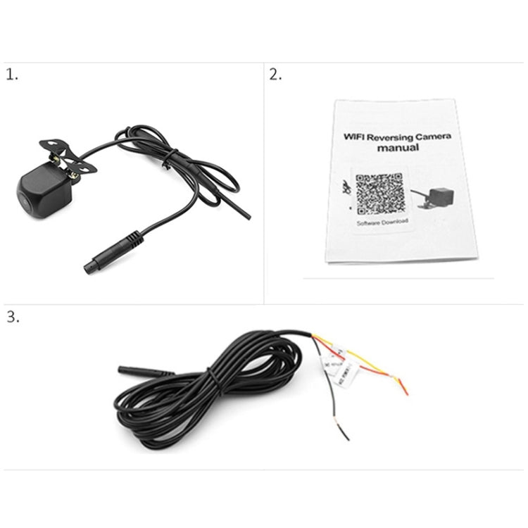 A2157 Car License Plate Frame WIFI Rear View Camera, A215