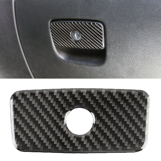 Car Front Passenger Seat Storage Box Carbon Fiber Decorative Sticker for Jeep Grand Cherokee 2011-2018, Front Passenger Seat Storage Box