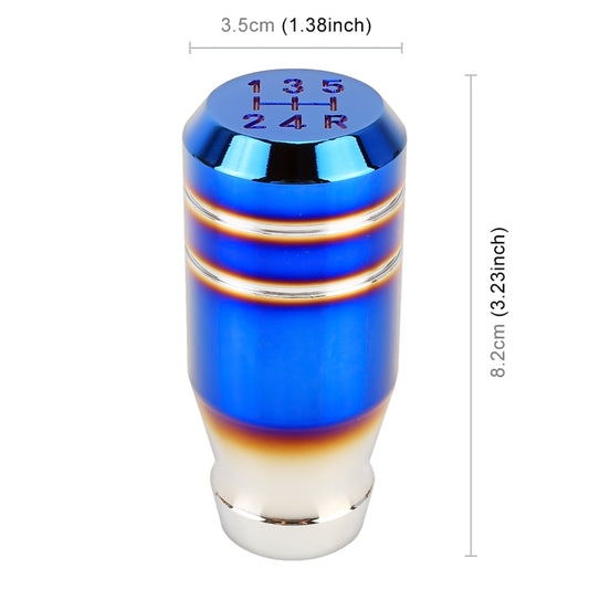 Universal Car Gear Shift Knob Modified Car Gear Shift Knob 5 Speed Manual Auto Transmission Shift Lever Knob Colorful Gear Knobs, Size: 8.2x3.5cm (5 Speed)