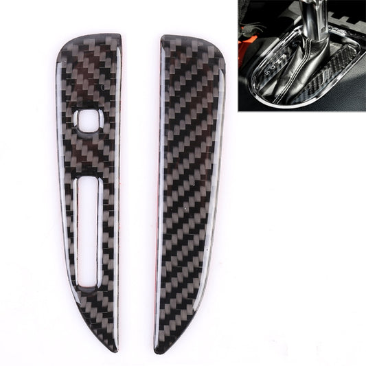 2 PCS Car Gear Panel Decorative Sticker for Ford Mustang 2015-2020, Gear Panel