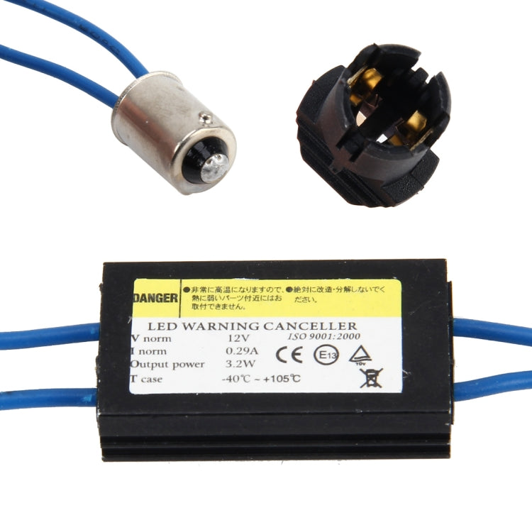 2 PCS BA9S Universal Car Auto Canbus Warning Error-free Decoder Adapter Car Canbus Error Canceller, BA9S