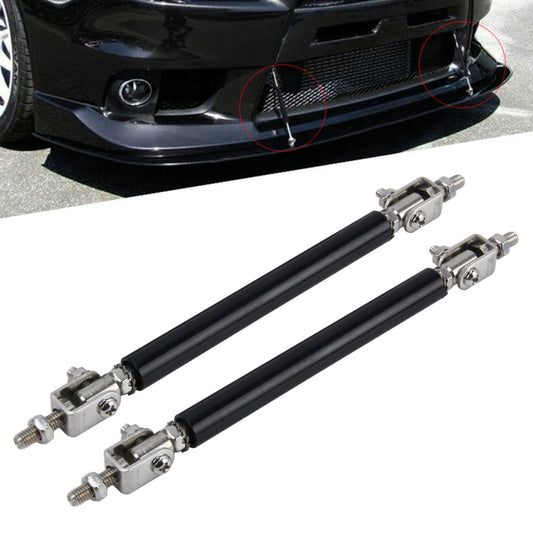 2 PCS Car Modification Large Surrounded By The Rod Telescopic Lever Front and Rear Bars Fixed Front Lip Back Shovel Adjustable Small Rod, Length: 20cm, Length: 20cm