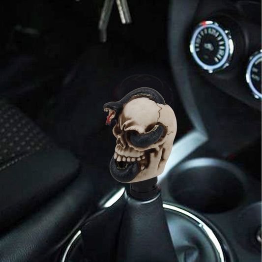 Universal Skull Car Gear Shift Knob Modified Car Gear Shift Knob Auto Transmission Shift Lever Knob Resin Gear Knobs, Skull Head Shape 10, Skull Head Shape 9, Skull Head Shape 8, Skull Head Shape 7, Skull Head Shape 6