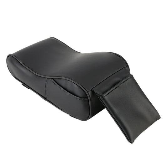 Universal Car PU Leather and Memory Foam Wrapped Armrest Box Car Armrest Box Mat with Phone Holder Storage Bag & Card Slot, with Card Slot (Black Red), with Card Slot (Beige), with Card Slot (Brown), with Card Slot (Black)