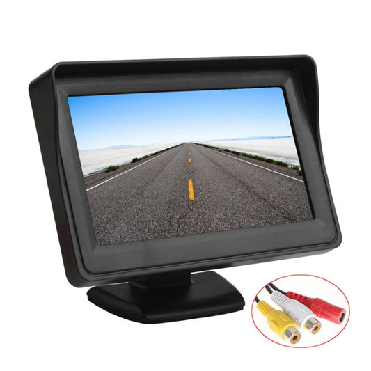 PZ-703 4.3 inch TFT LCD Car Rearview Monitor with Stand and Sun Shade, PZ-703