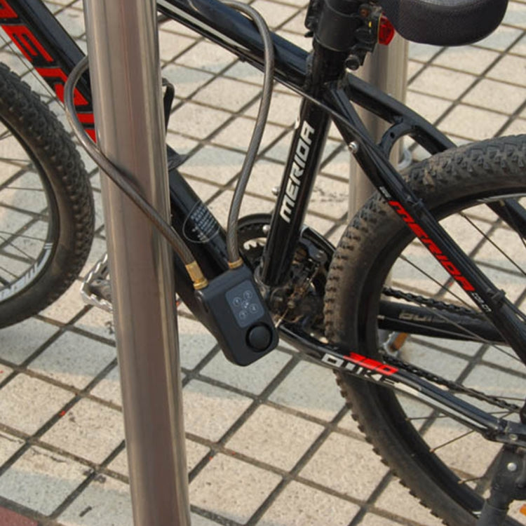 Bicycle Password Alarm IP44 Waterproof Burglar Vibration Alarm