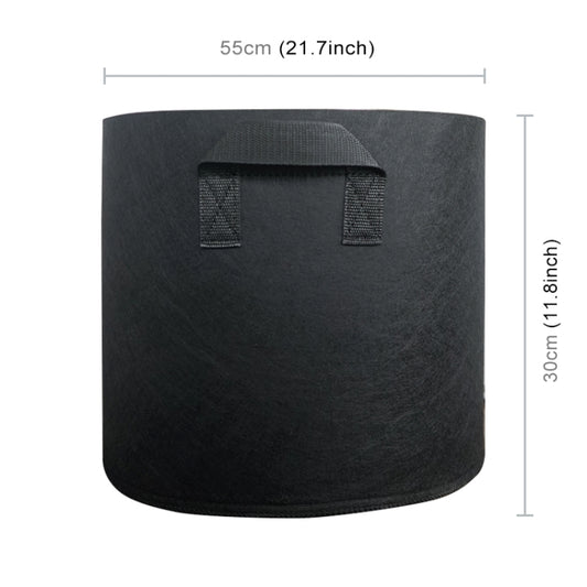 20 Gallon Planting Grow Bag Thickened Non-woven Aeration Fabric Pot Container with Handle, 20 Gallon