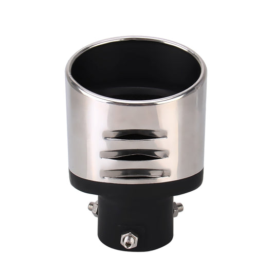 Universal Car Styling Stainless Steel Straight Bolt-on Exhaust Tail Muffler Tip Pipe with Mesh