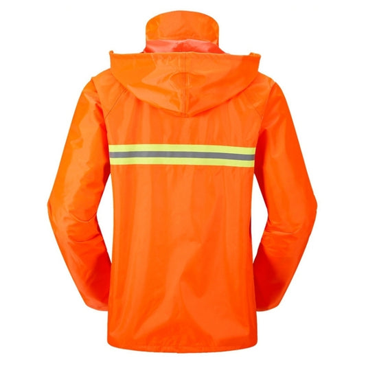 Adult Split Reflective Raincoats Rain Pants Cleaners Waterproof Clothes Labor Insurance Safety Sanitation Suits, Size: M