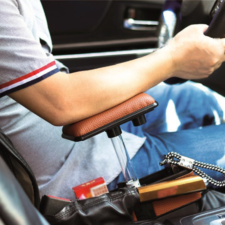 Universal Car Multi-functional Console Side Pocket Seat Gap Side Storage Box with Elbow Support Pad, with Pad