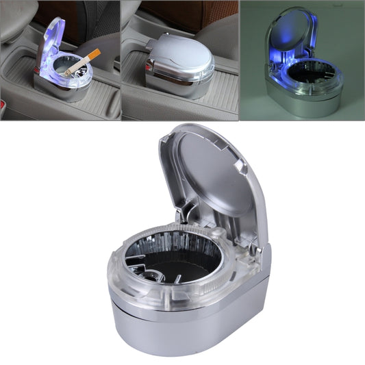 SHUNWEI SD-1201 Mini Portable Car Ashtray Blue LED Light for Dashboard Cigar Cigarette, SD-1201