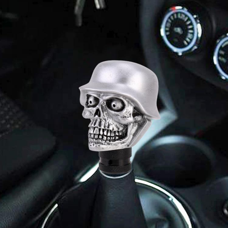 LX Tandy Creative Universal Car Skull Shaped Shifter Cover Manual Automatic Gear Shift Knob, Skull Shaped 16