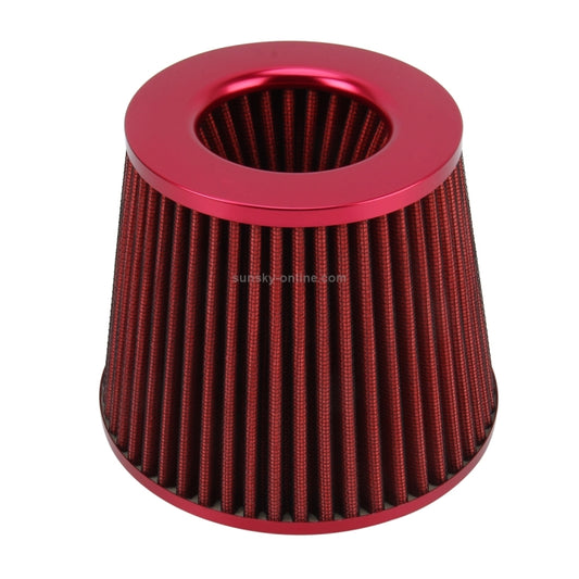 Universal Car Air Filter Mechanic Supercharger Car Car Filter Kits Air Intake Cool Filter, Size: 14.5*15cm(Red), Size: 14.5*15cm
